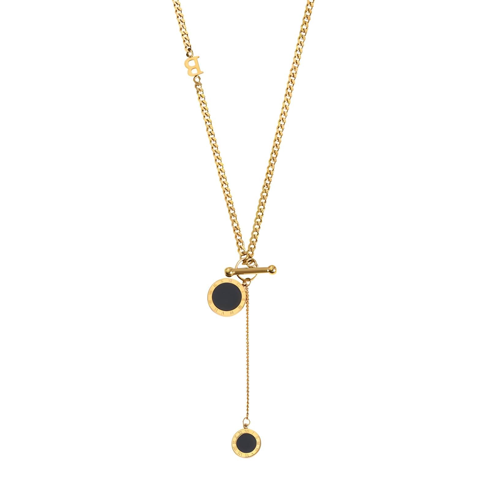 18K Gold Plated Stainless Steel Necklace - High-Intensity Shine, Hypoallergenic & Tarnish-Resistant