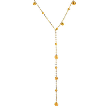 18K Gold-Plated Stainless Steel Necklace - "Intensity" for Lasting Elegance