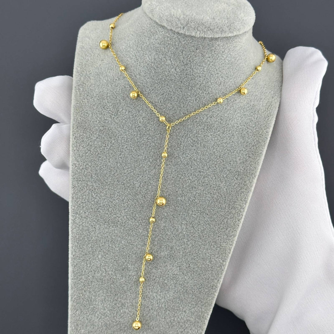 18K Gold-Plated Stainless Steel Necklace - "Intensity" for Lasting Elegance